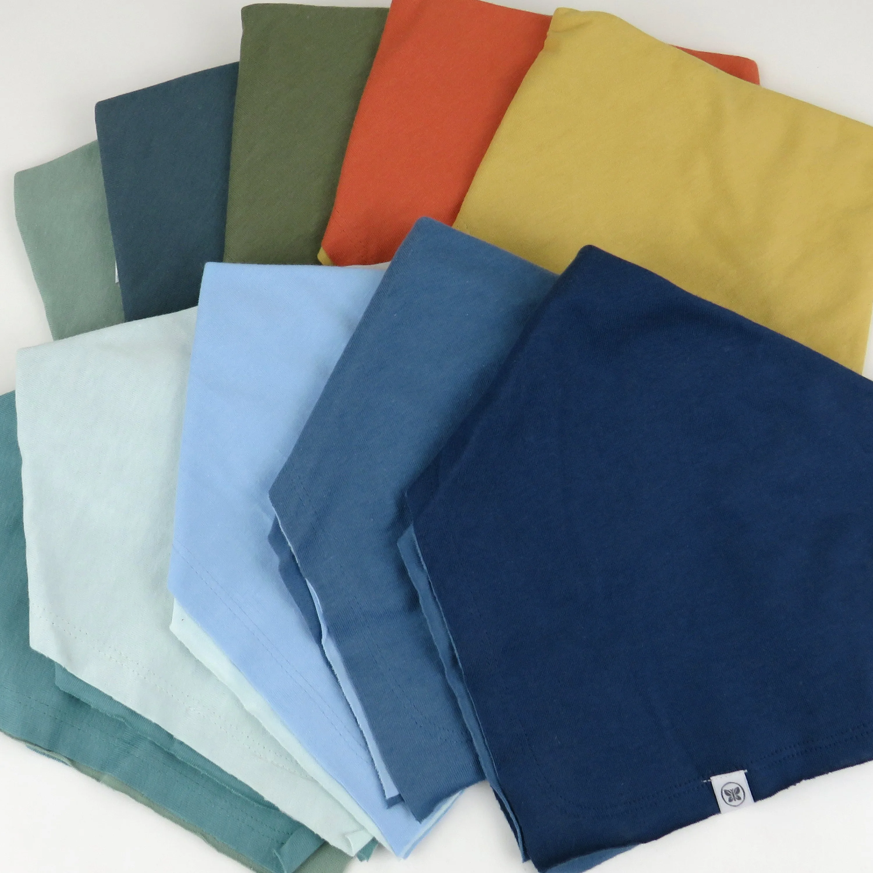 20-Pack Organic Cotton Short Sleeve Bodysuit & Bandana Bib Burp Cloth Bundle