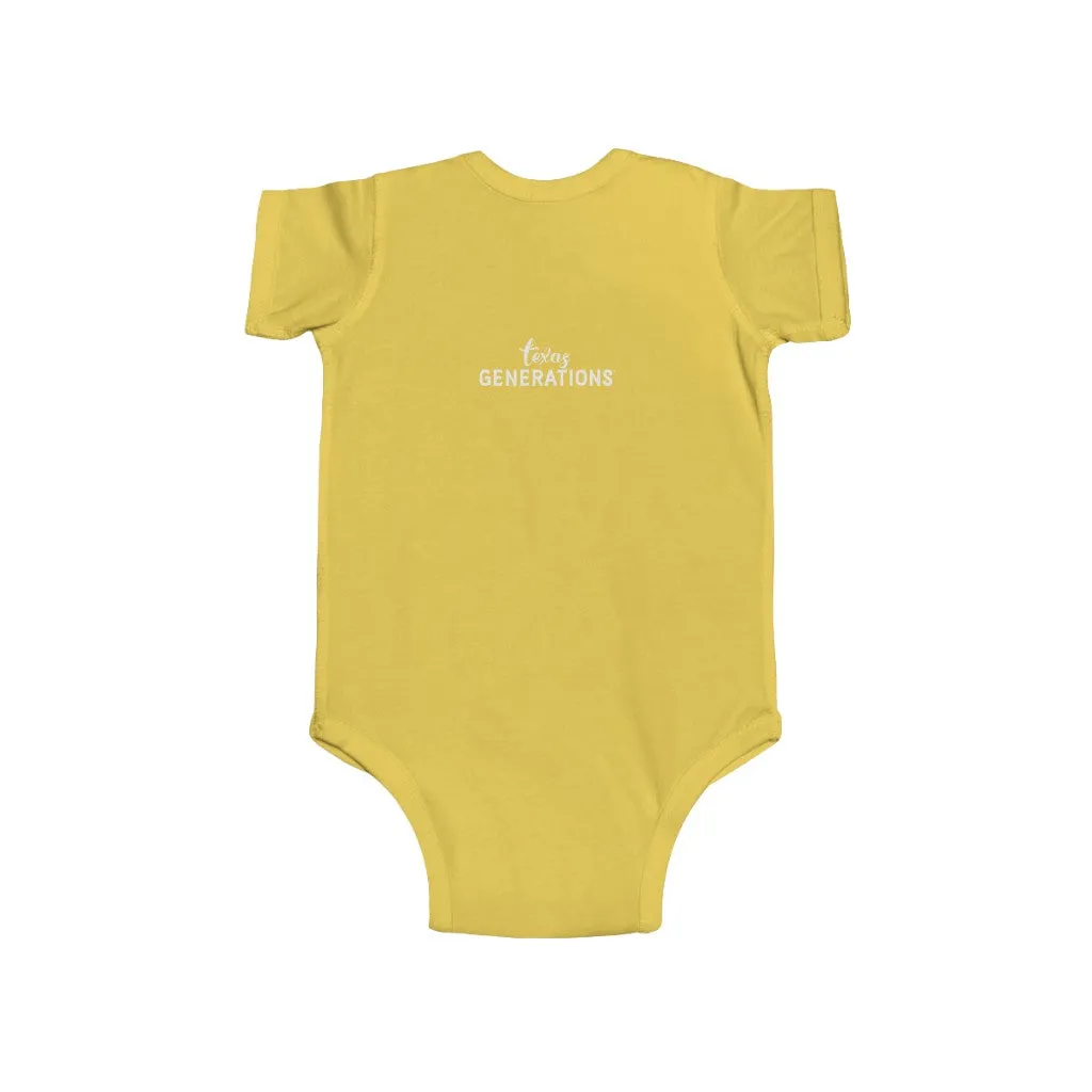2nd Generation Texan Infant Bodysuit (Putty on 8 color choices)