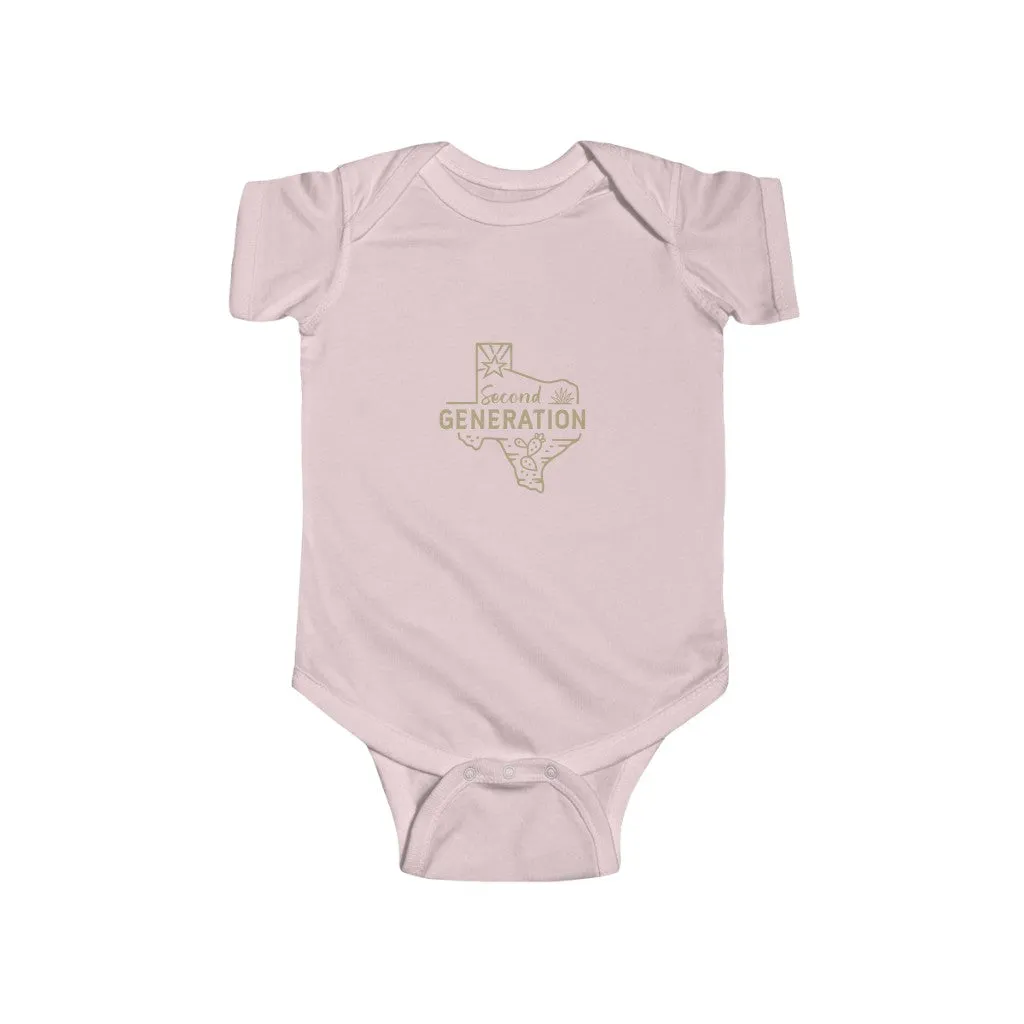 2nd Generation Texan Infant Bodysuit (Putty on 8 color choices)