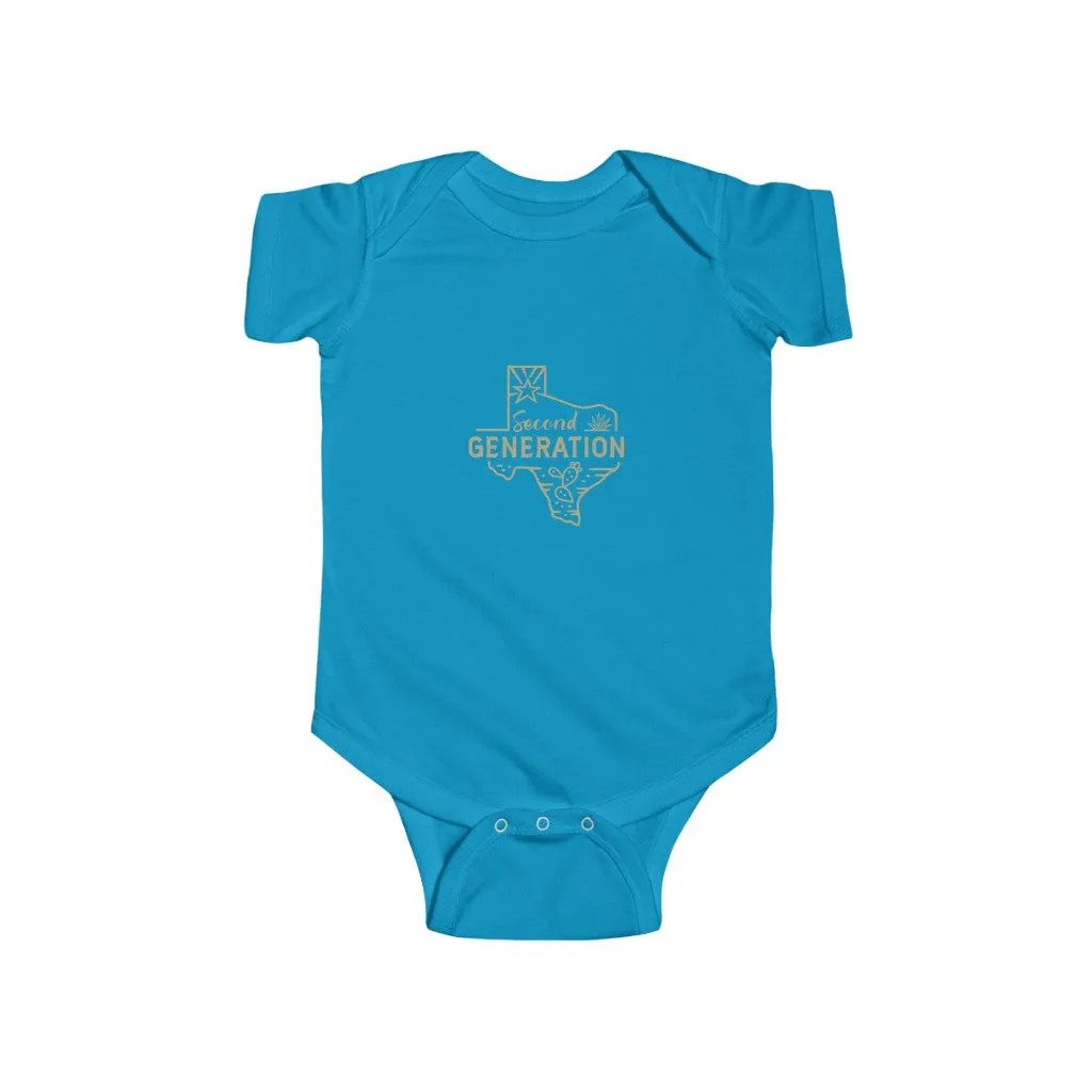 2nd Generation Texan Infant Bodysuit (Putty on 8 color choices)