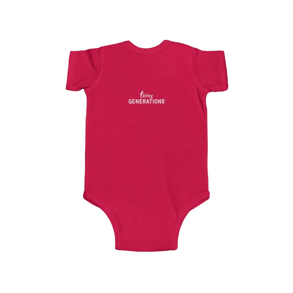 2nd Generation Texan Infant Bodysuit (Putty on 8 color choices)