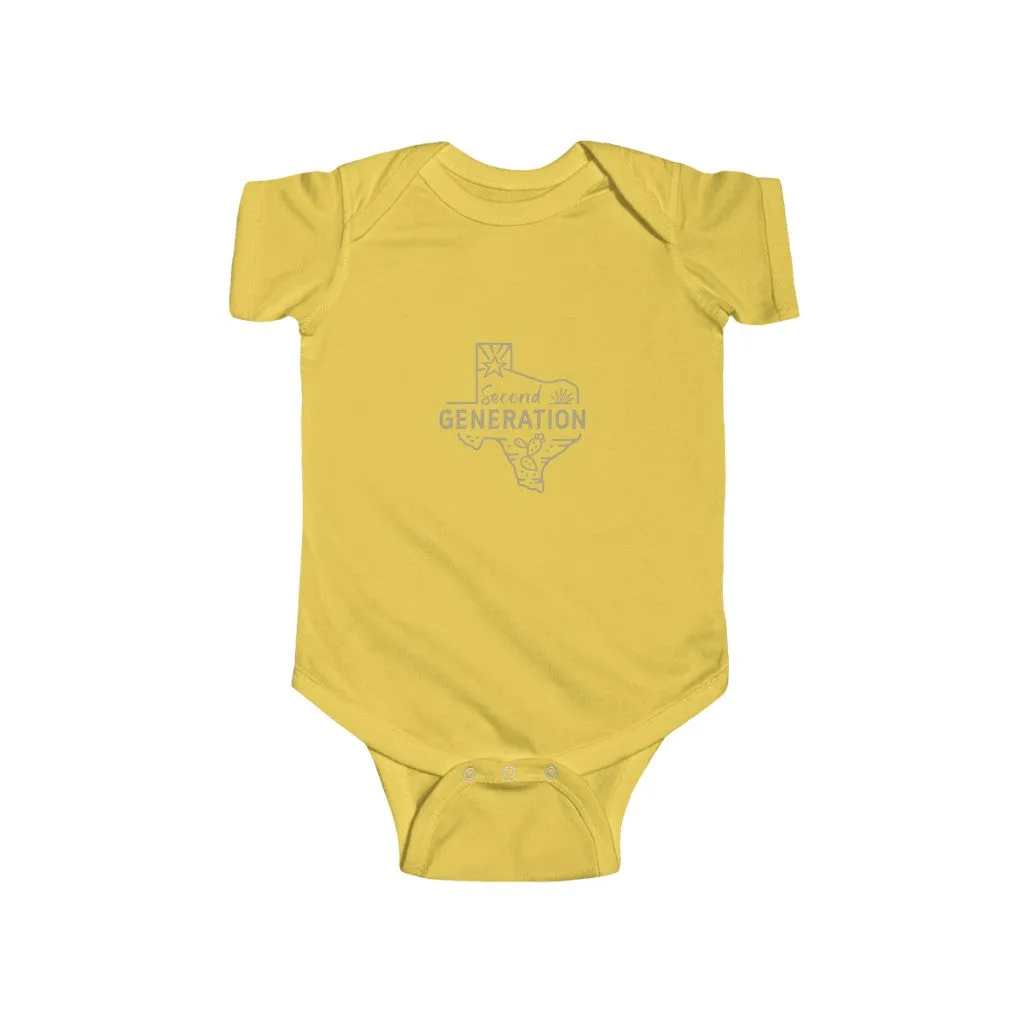 2nd Generation Texan Infant Bodysuit (Putty on 8 color choices)