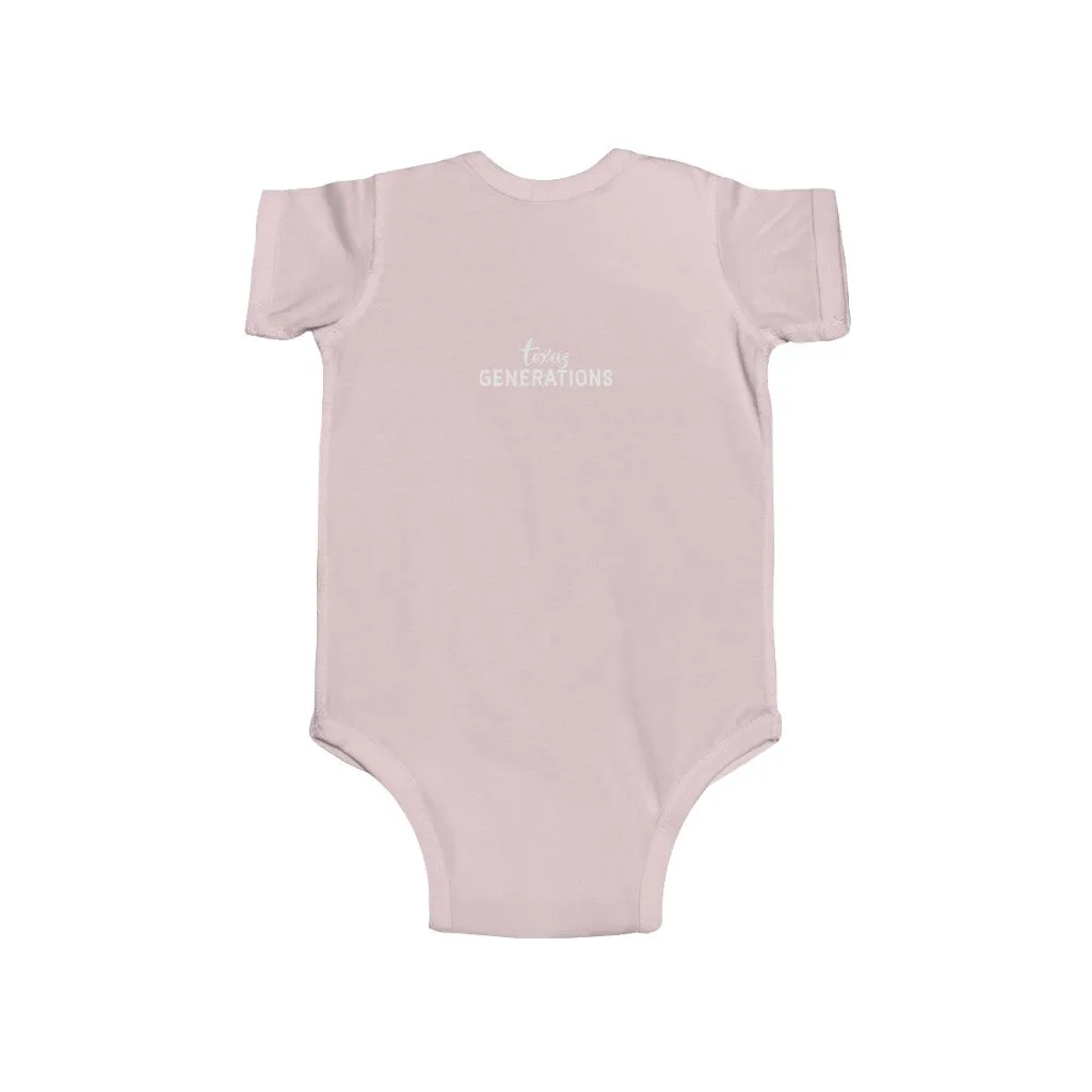 2nd Generation Texan Infant Bodysuit (Putty on 8 color choices)