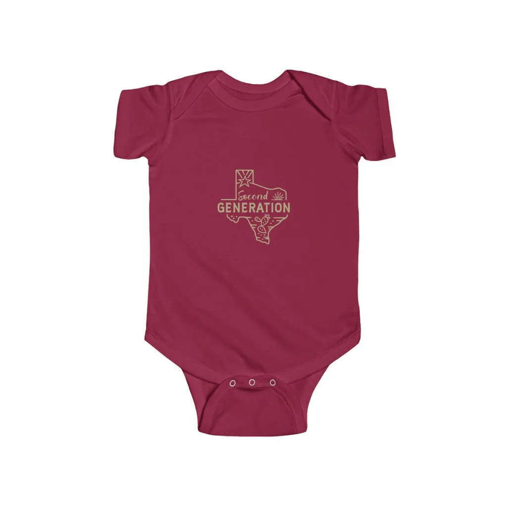 2nd Generation Texan Infant Bodysuit (Putty on 8 color choices)