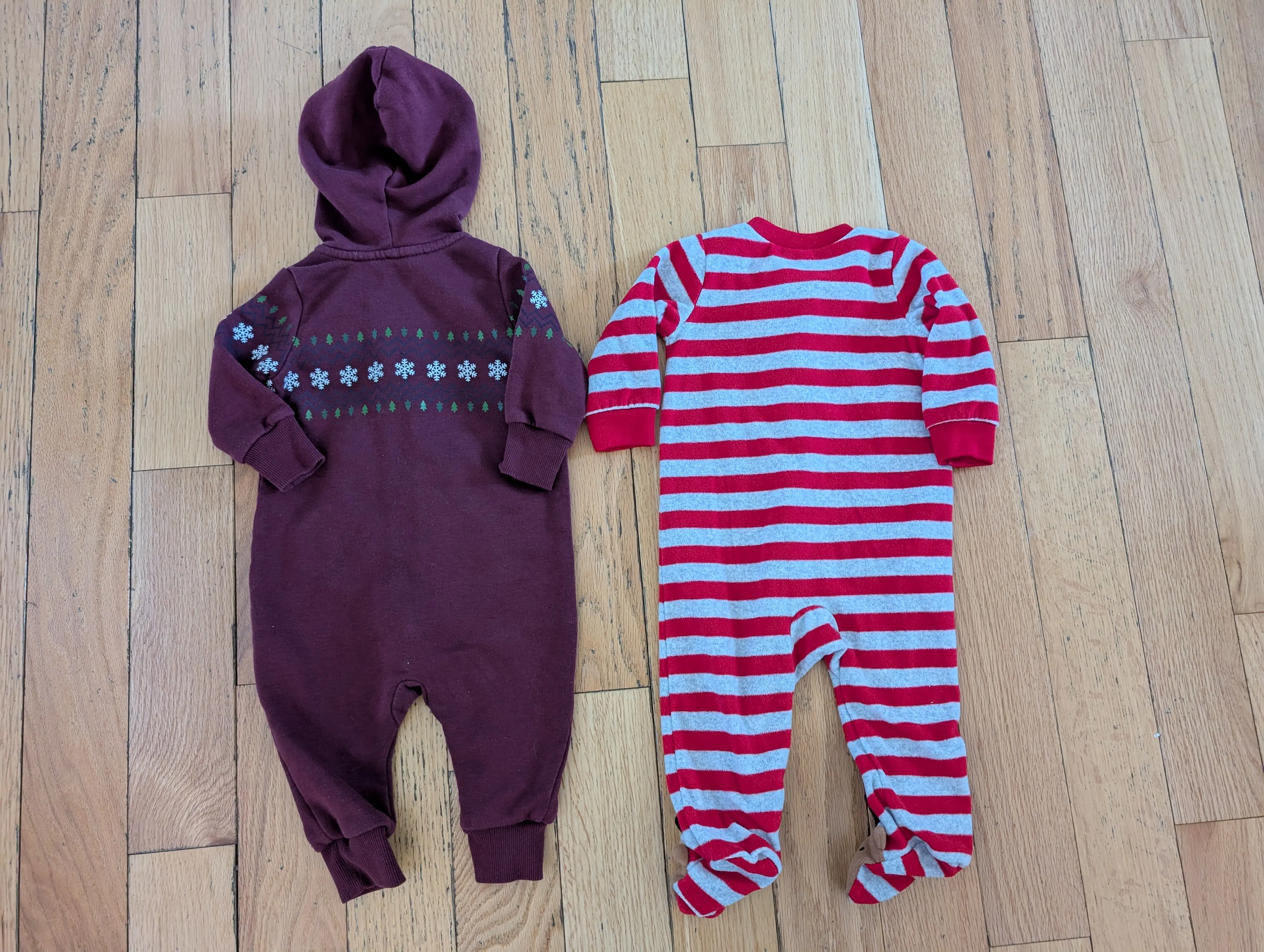 3-6 months boys winter sleeper   romper. Carter's and George., Kids 6 Month (3-6M)