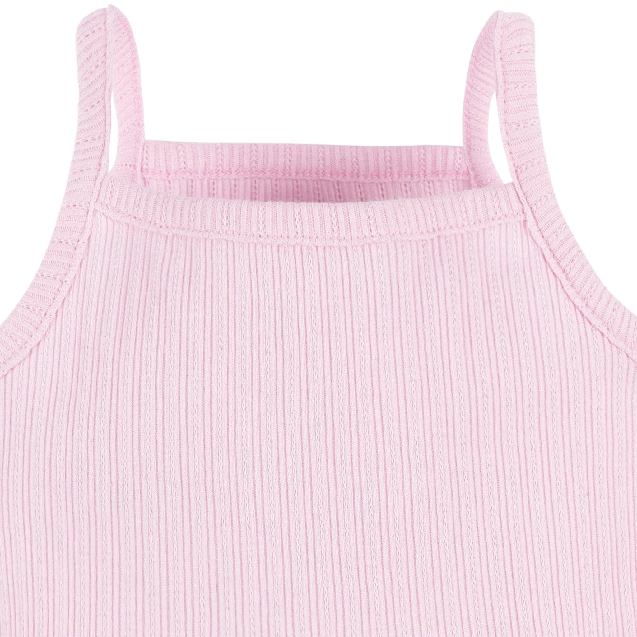 3-Pack Baby Girls Purple, Oatmeal, & Peach Sleeveless Skirted Onesies® Bodysuits