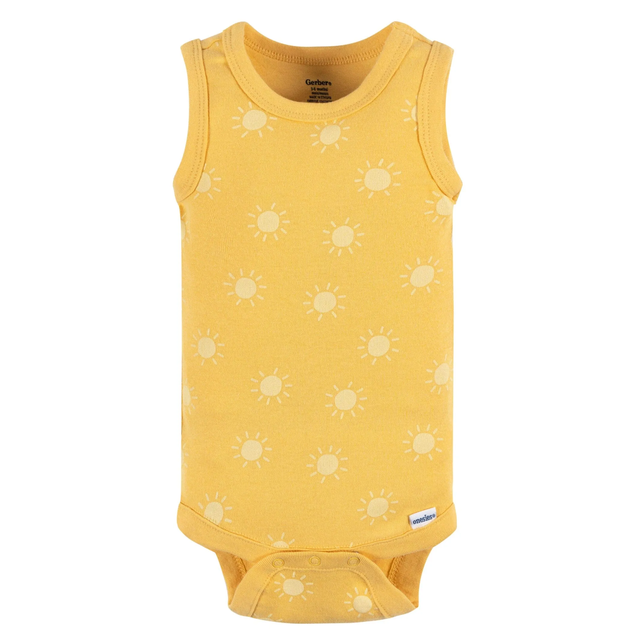 4-Pack Baby Boys Backyard BBQ Sleeveless Onesies® Bodysuits