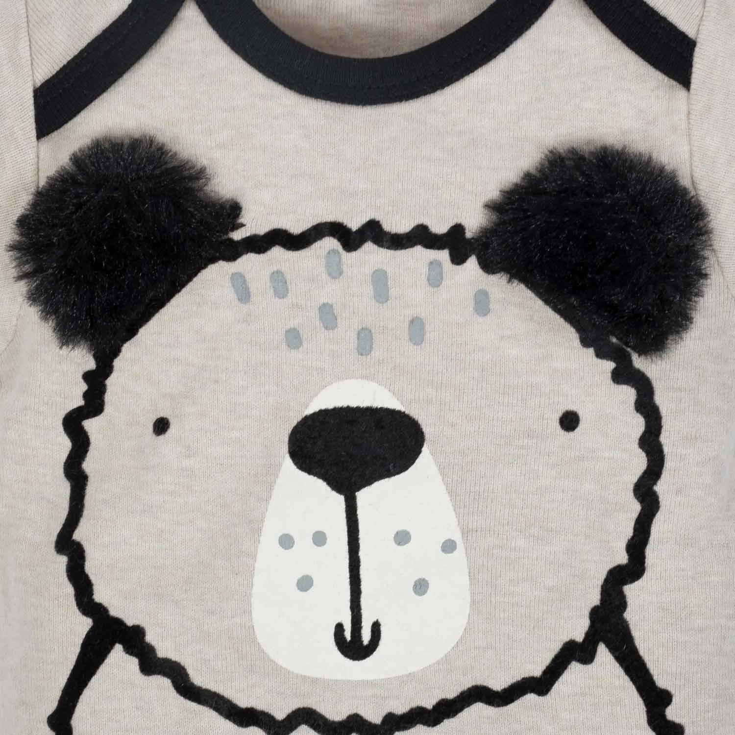 5-Pack Boys Bear Short Sleeve Onesies® Bodysuits