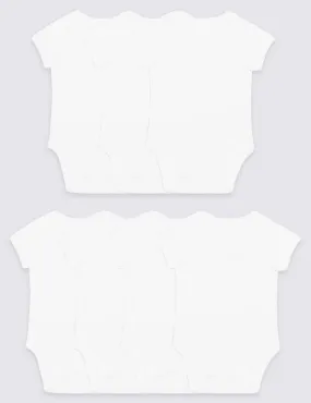 7 Pack Organic Pure Cotton Bodysuits