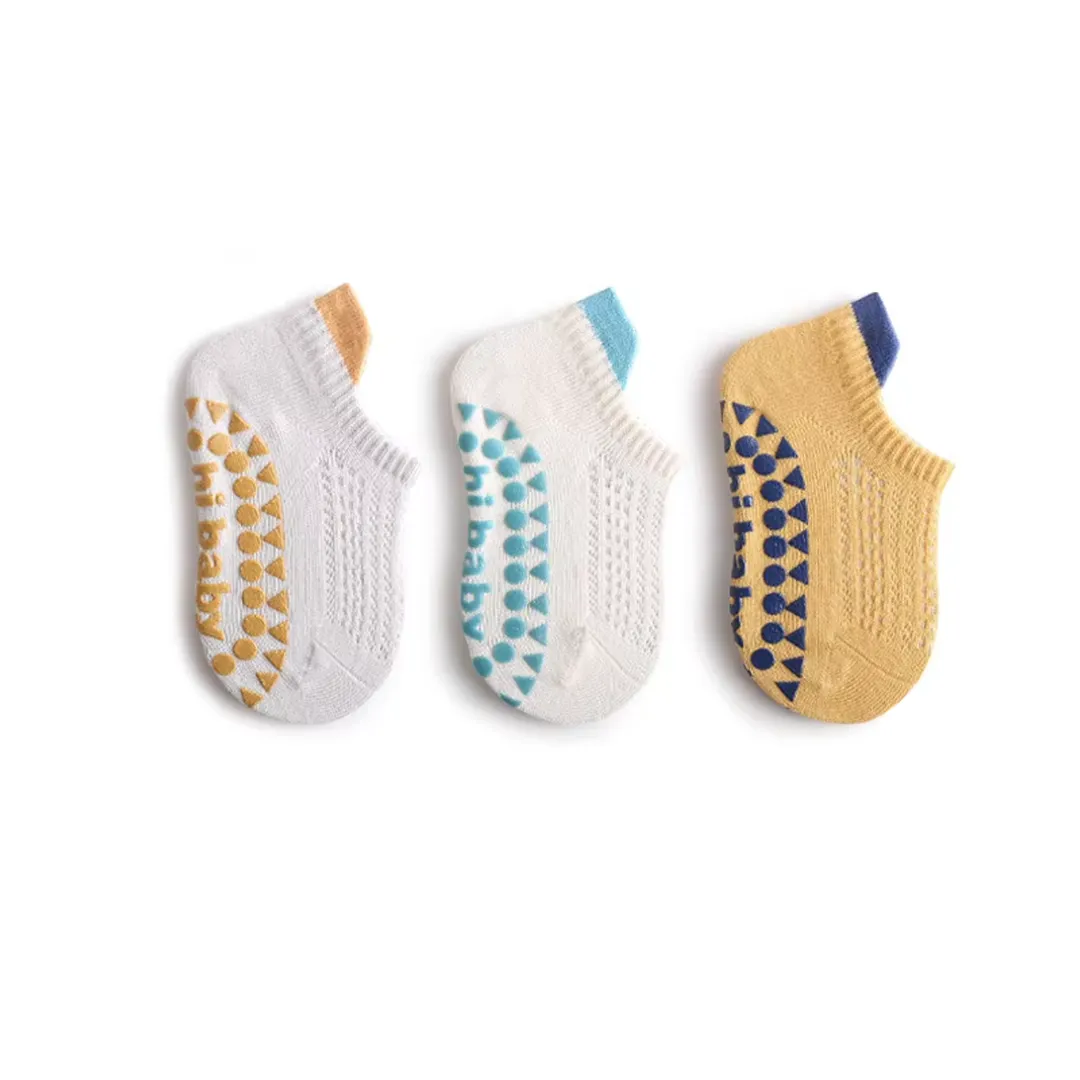 Anti-slip Baby Socks, 3 Pair