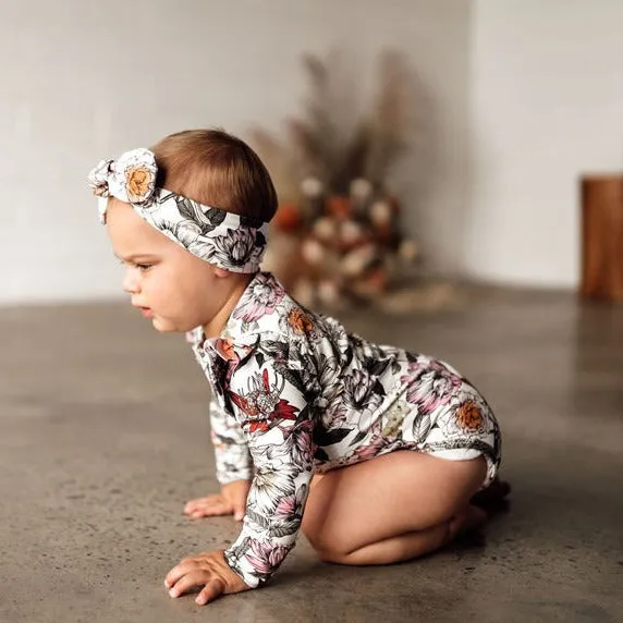 Australiana L/Slv Ruffle Bodysuit