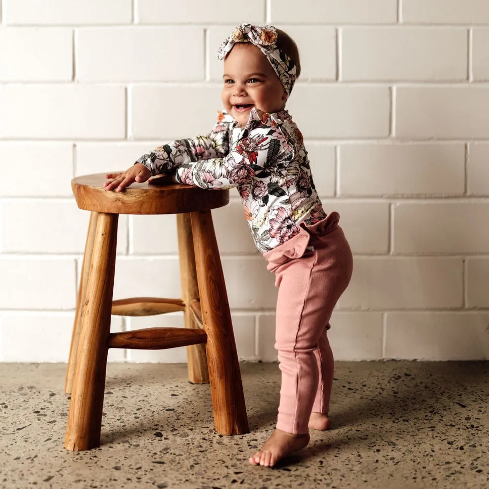 Australiana L/Slv Ruffle Bodysuit