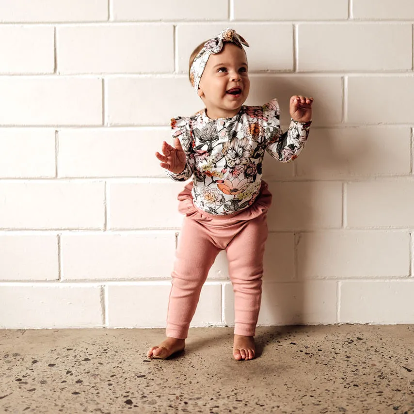 Australiana L/Slv Ruffle Bodysuit