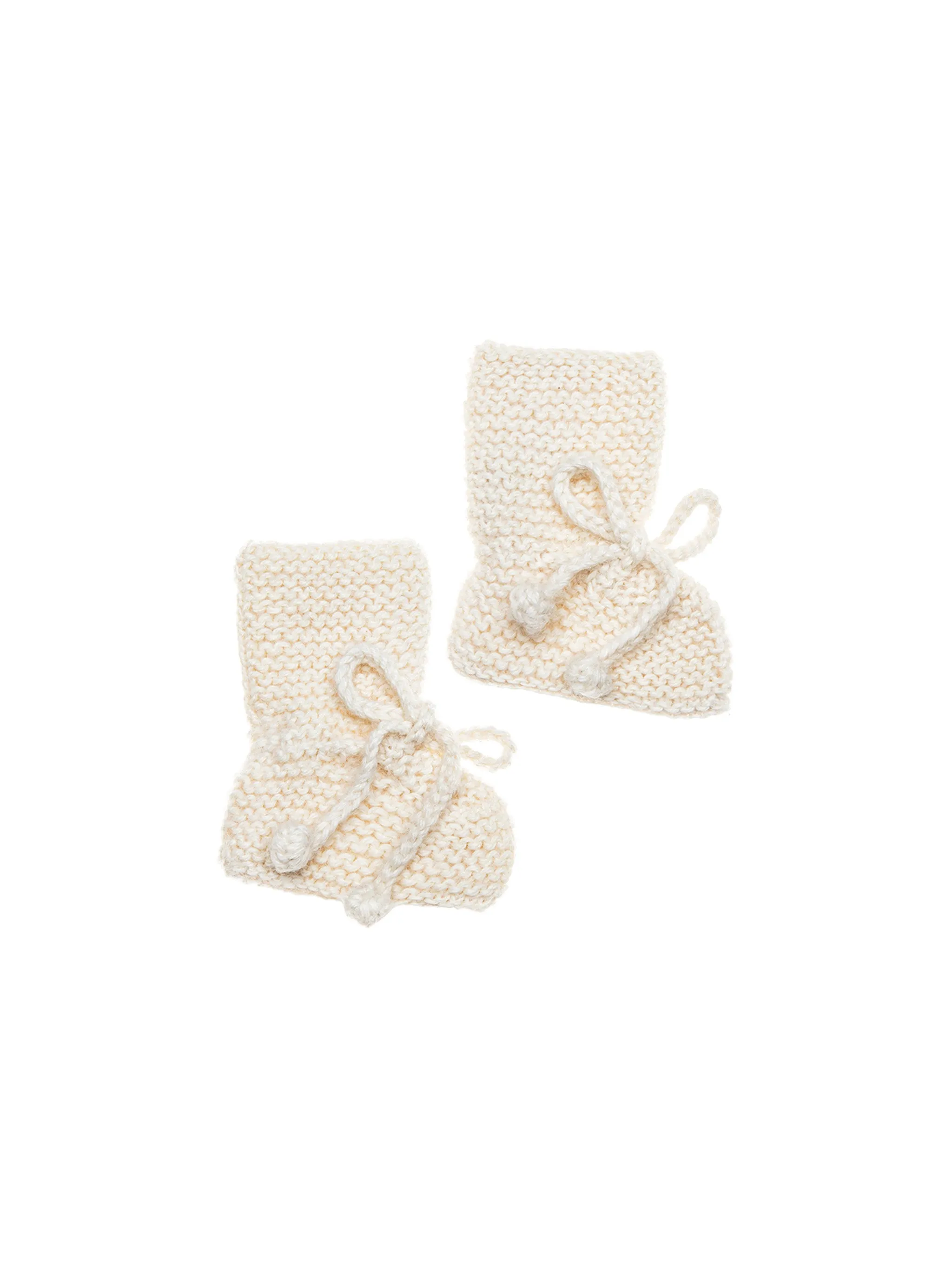 Baby Alpaca Cream Booties