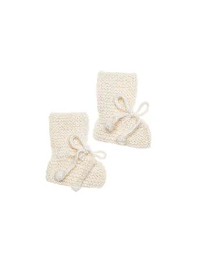 Baby Alpaca Cream Booties