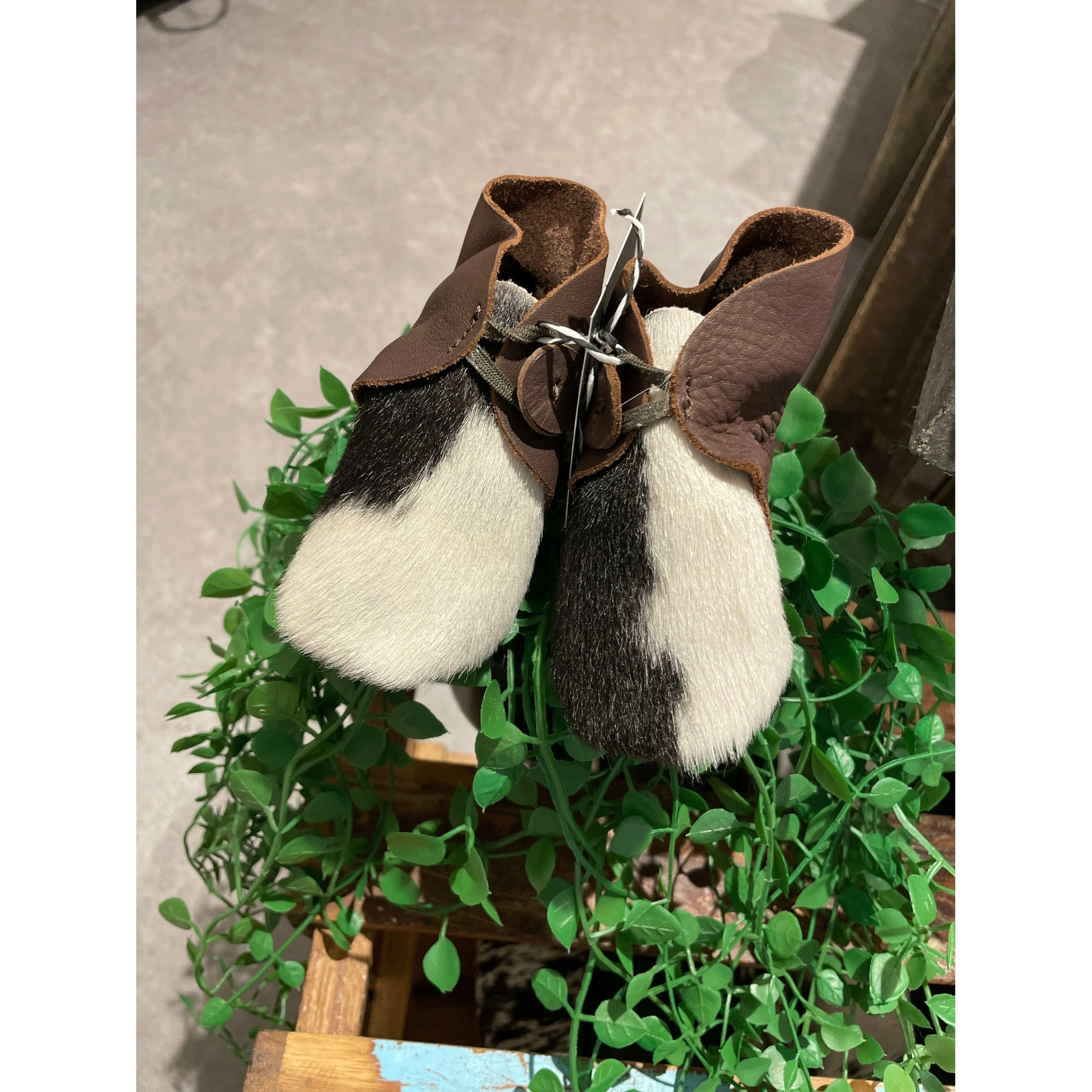 Baby Booties Brown Assorted