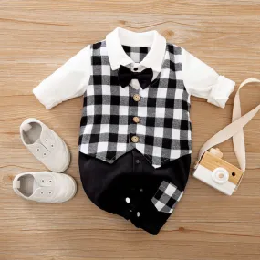 Baby Boy Single-breasted Onesies