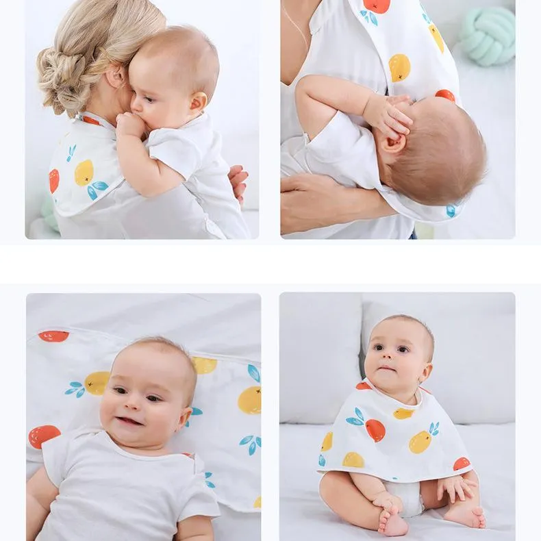 Baby Cartoon & Fruit Printed Bib Wholesale 59864568