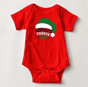 Baby Christmas Holiday Onesies - Santa's Cutest Elf