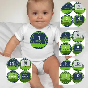Baby Custom Monthly Onesies - Crocs