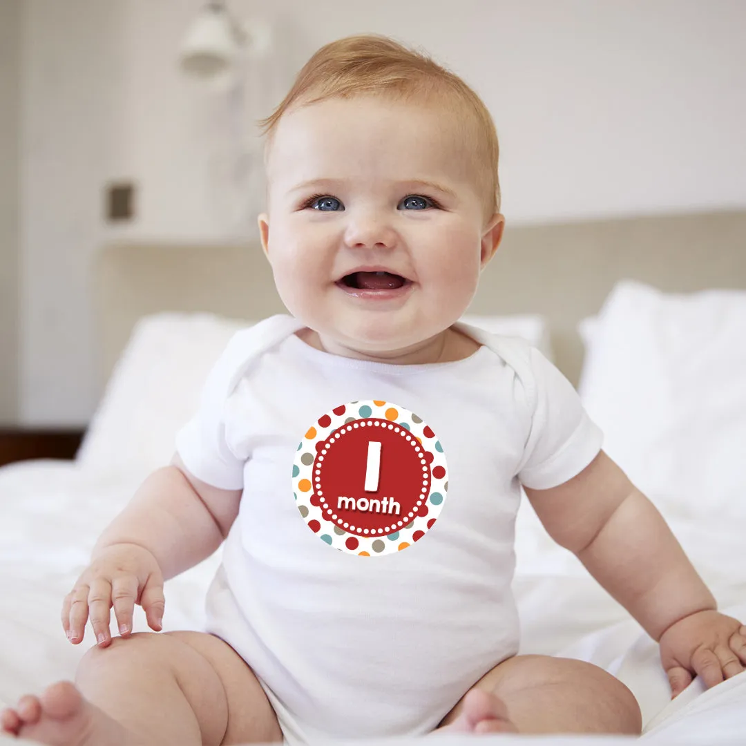 Baby Custom Monthly Onesies - Patterns 7