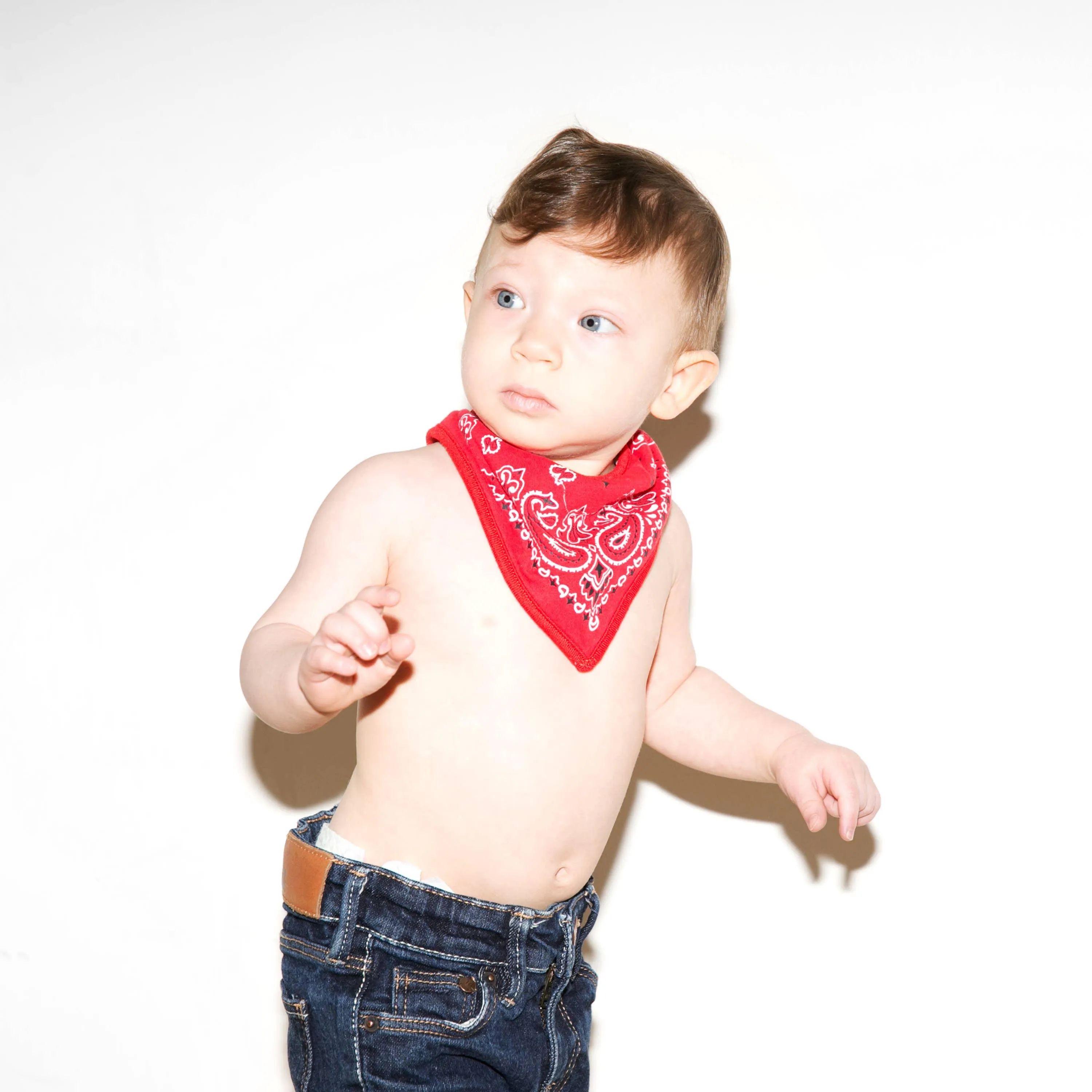 Baby Girl Layette |Bandana Bib Single - Blush | Hipsterkid