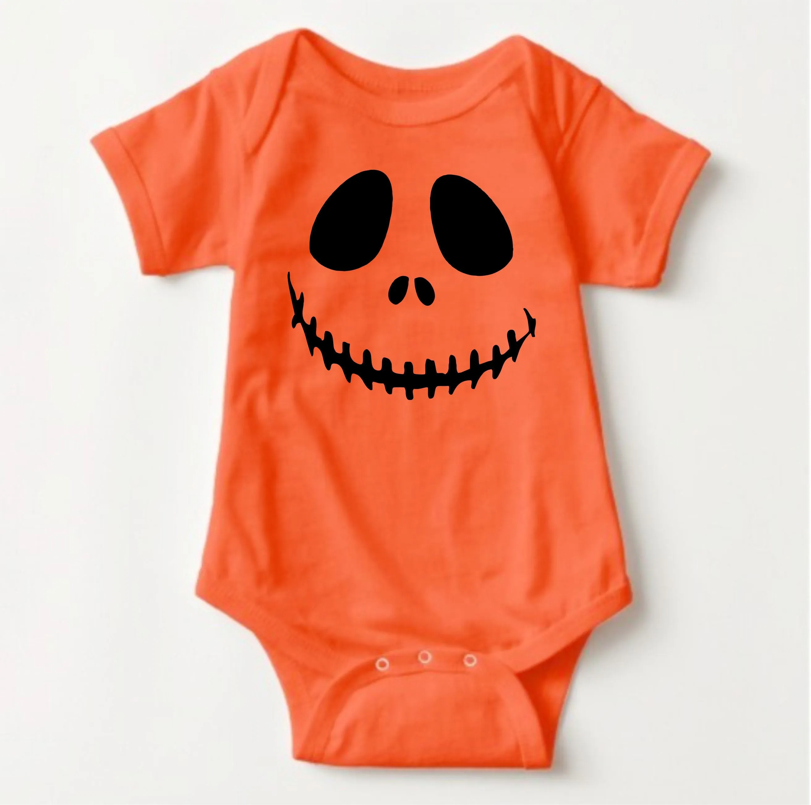 Baby Halloween Onesies - Scary Smiling Skeleton