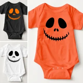 Baby Halloween Onesies - Scary Smiling Skeleton