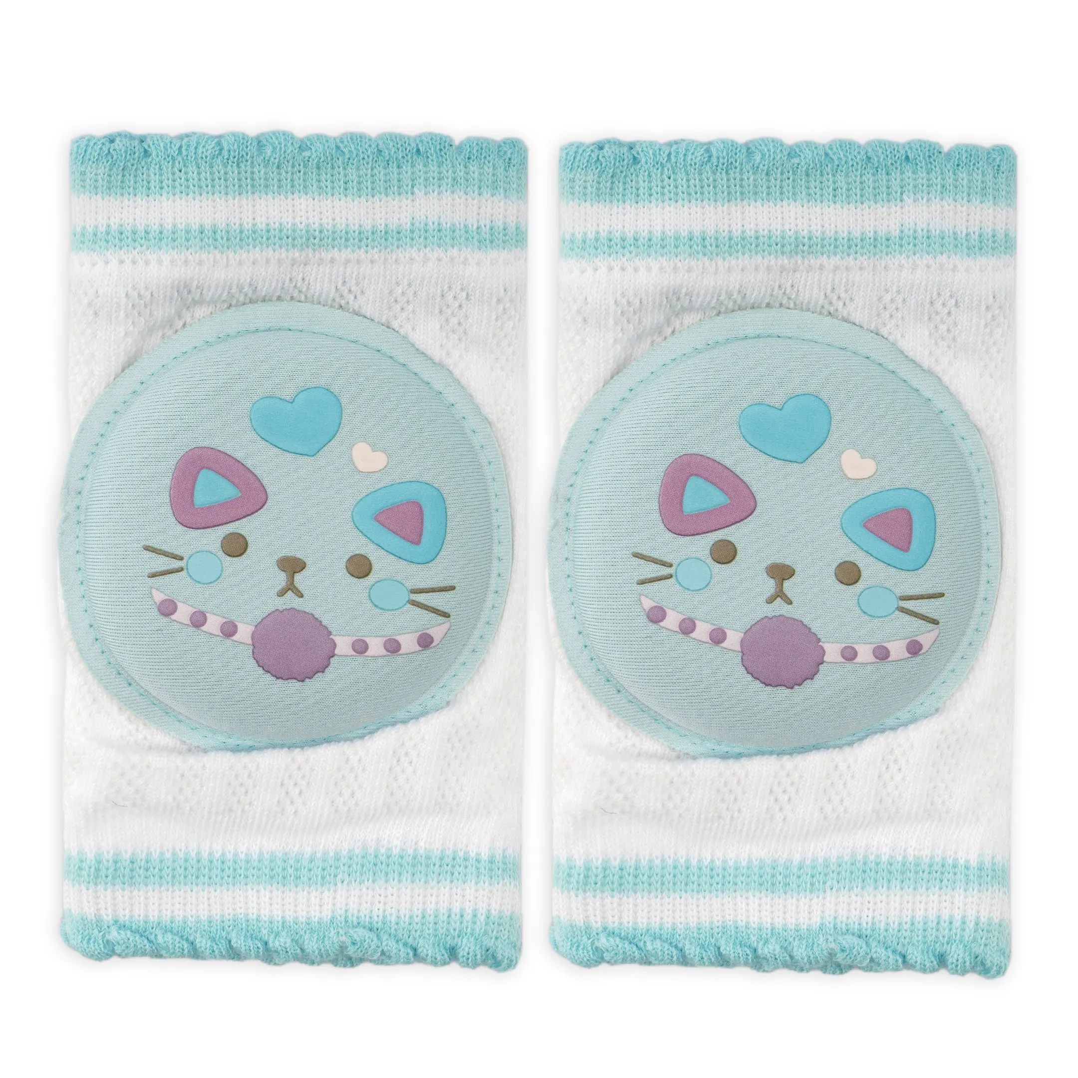 Baby Knee Pads Cat Blue - Sunshine