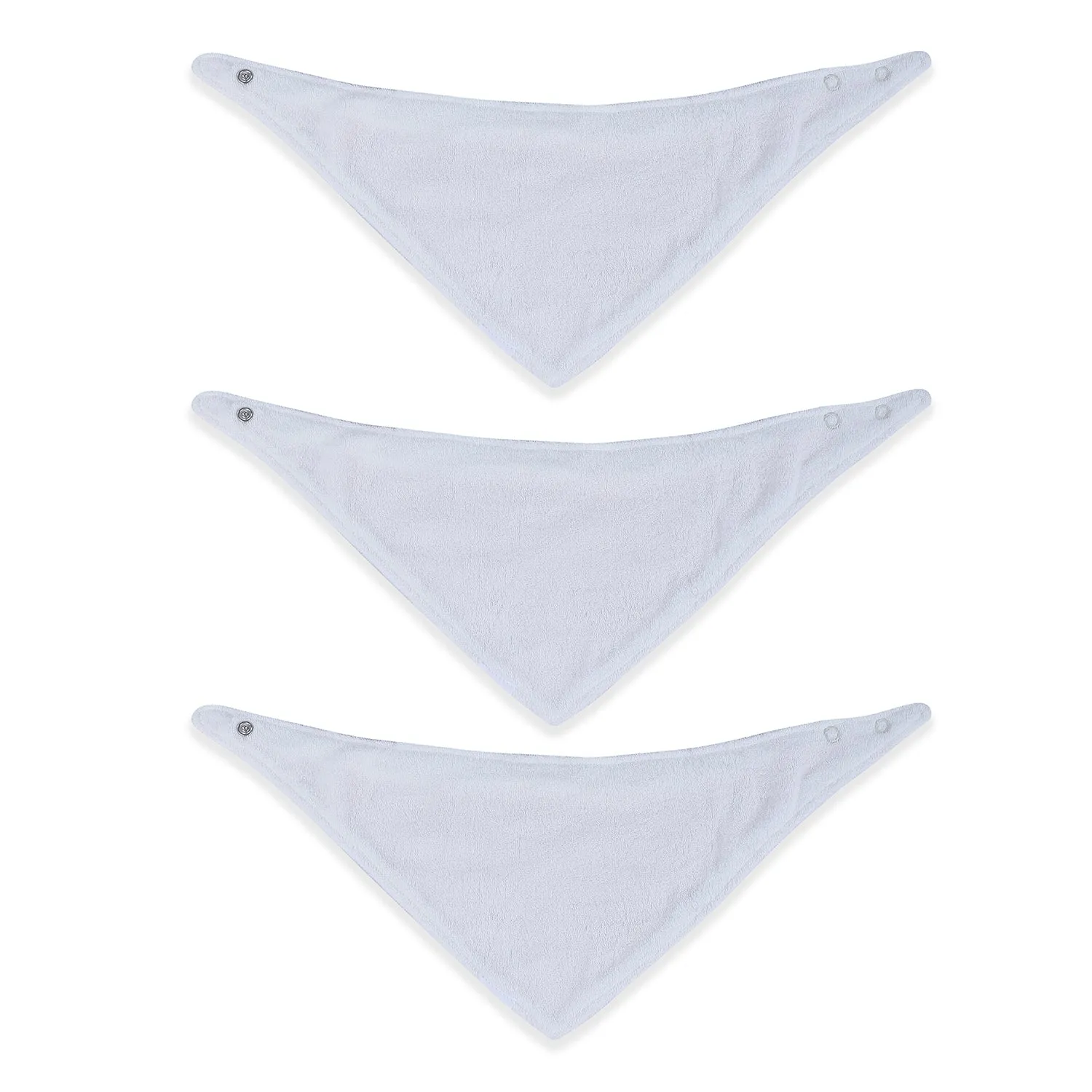Baby Moo Cute Since Day 1 Cotton 3 Pack Bandana Bibs - Red