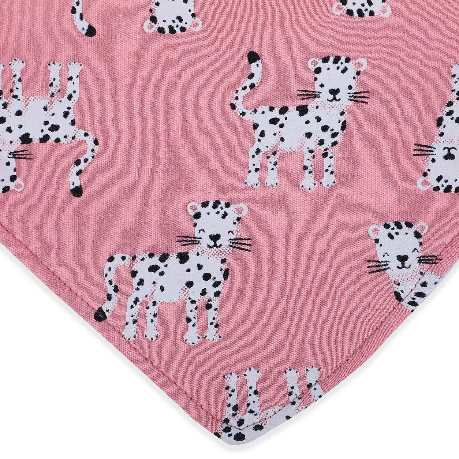 Baby Moo I Got It From My Mama Cotton 3 Pack Bandana Bibs - Pink