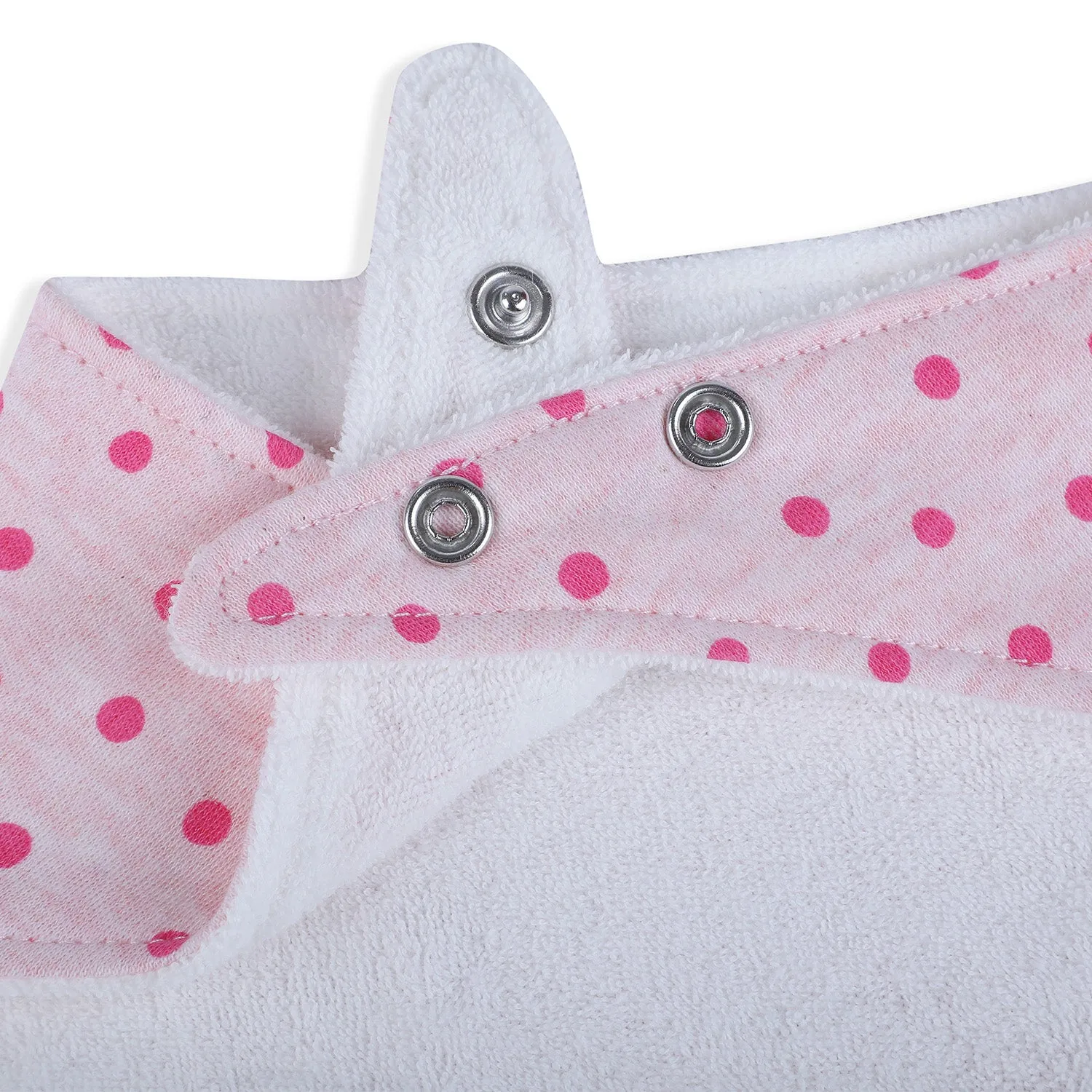 Baby Moo I Got It From My Mama Cotton 3 Pack Bandana Bibs - Pink