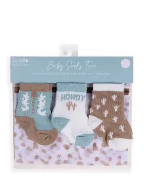 Baby Socks Trio Howdy Partner