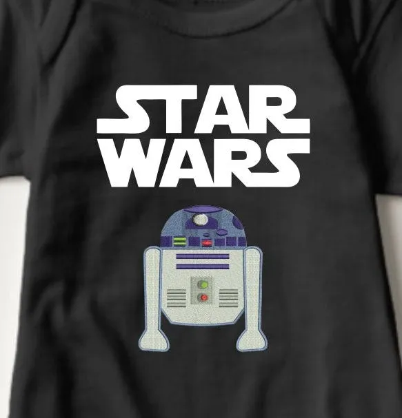 Baby Star Wars Collection Onesies - R2D2