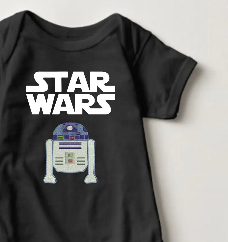 Baby Star Wars Collection Onesies - R2D2