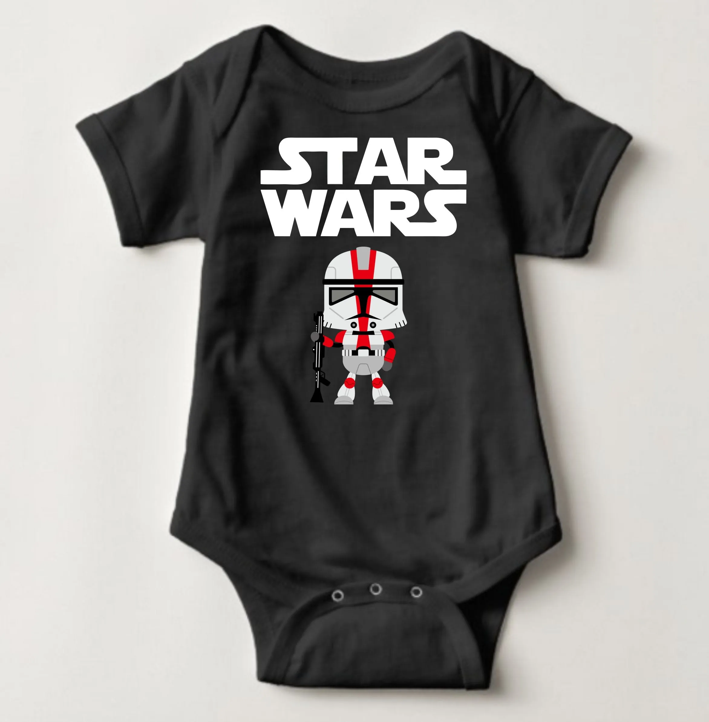 Baby Star Wars Collection Onesies - Storm Trooper