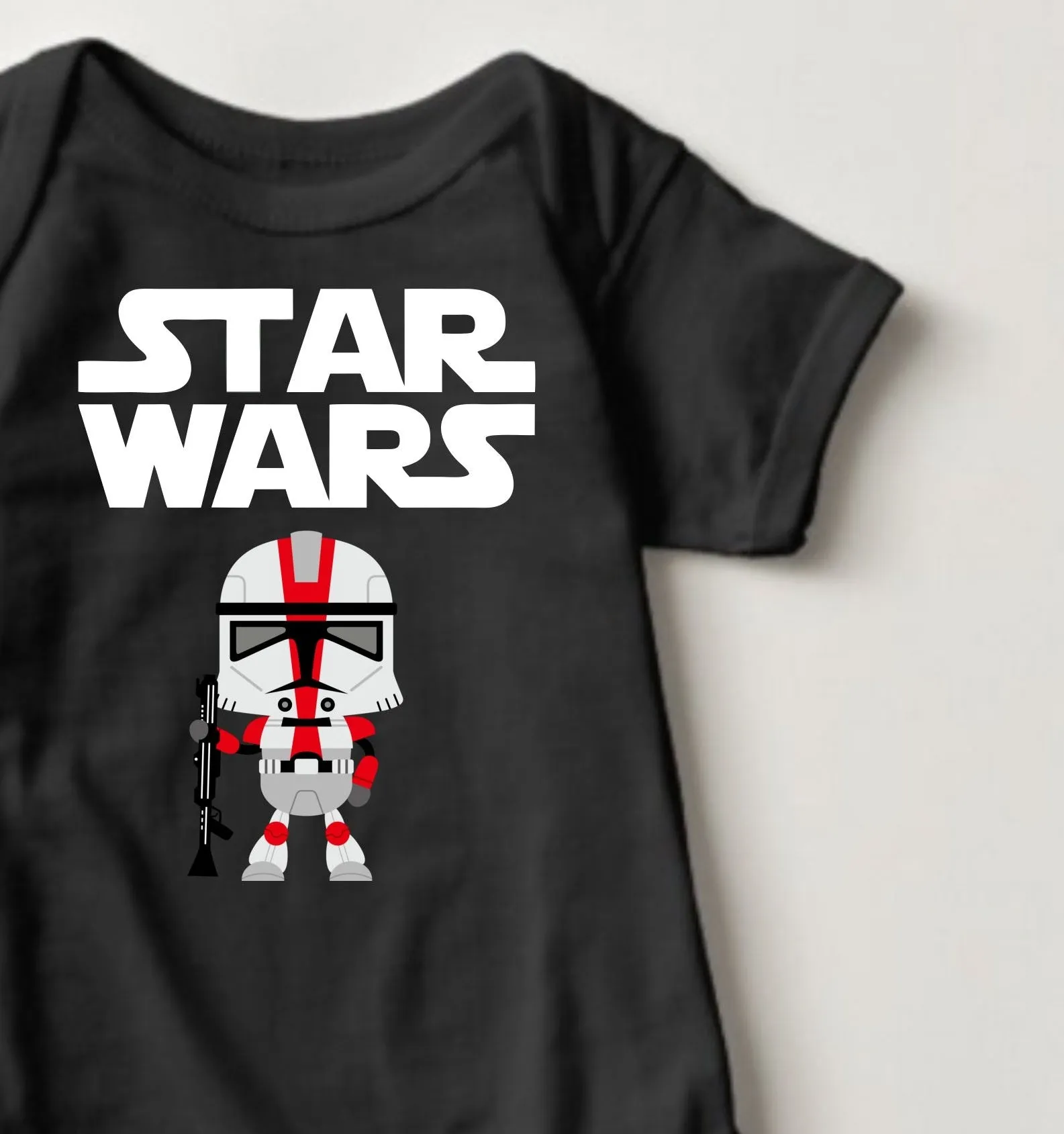 Baby Star Wars Collection Onesies - Storm Trooper