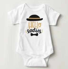 Baby Statement Onesies - Hello Ladies