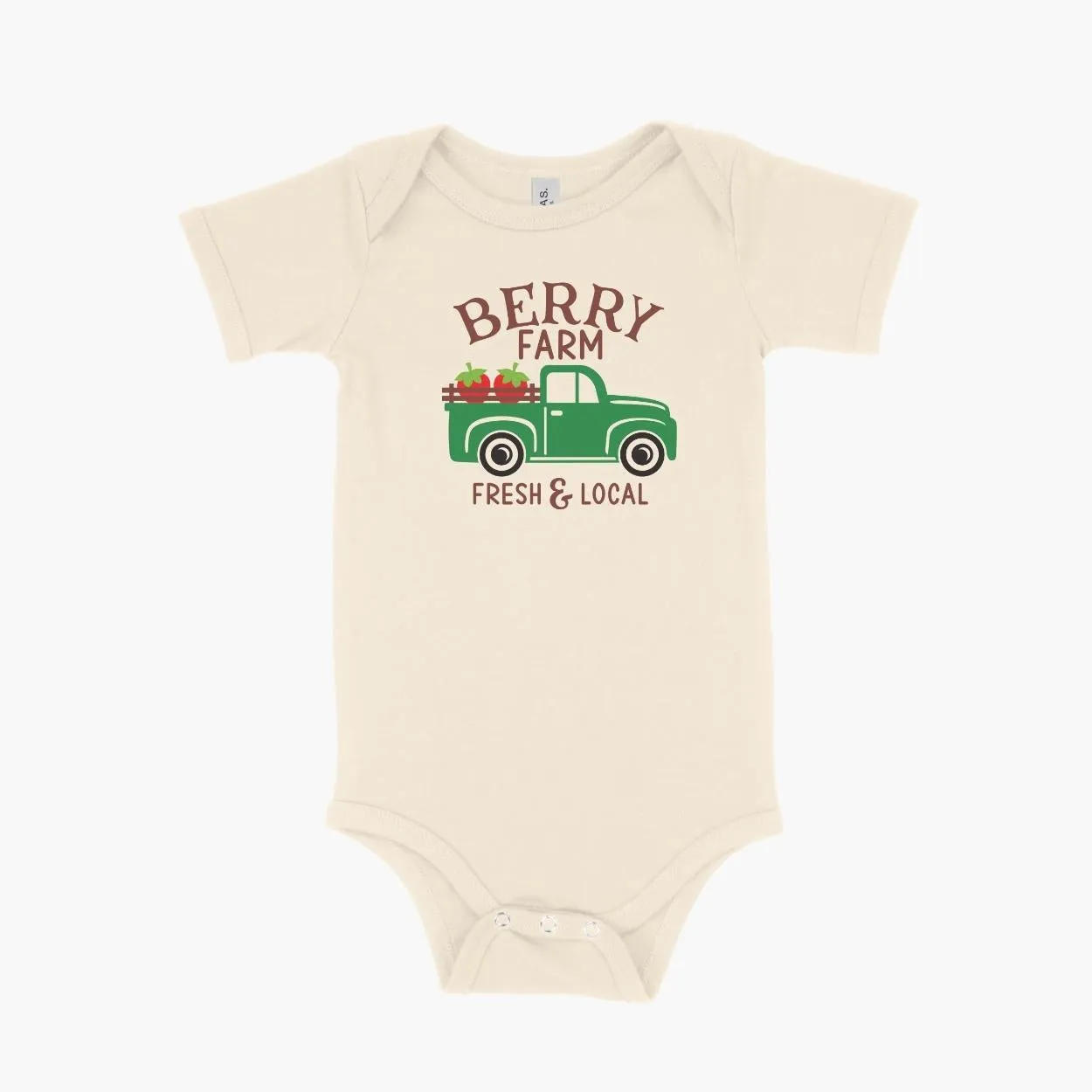 Berry Farm Truck Infant Jersey Short-Sleeve One-Piece