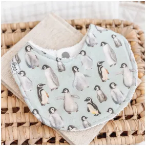 Bib - Penguins (Pale Blue)