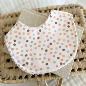 Bib  - Polka Dots (Blush)