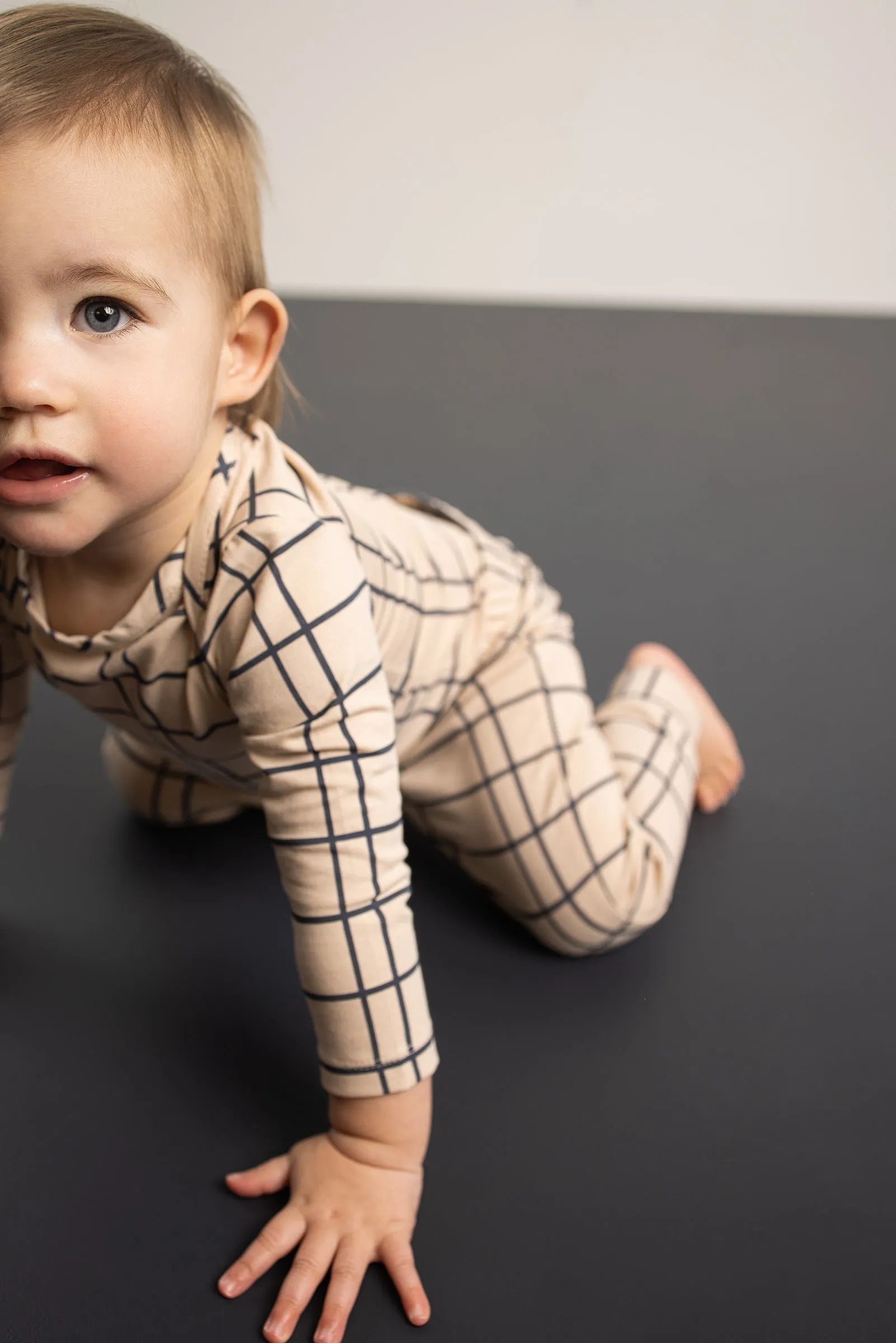 Bodysuit Grid Buttercream