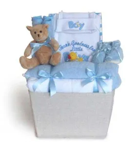 Bountiful Baby Boy Basket