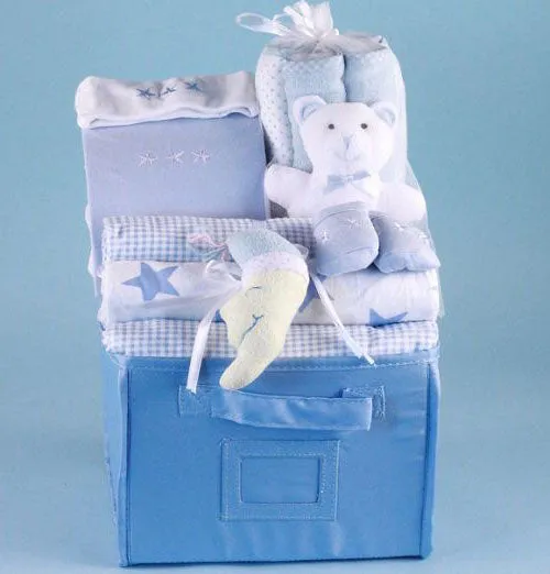 Bountiful Baby Boy Basket