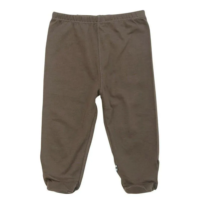 Boy's Janey Baby Footed Romper Pants - Acorn