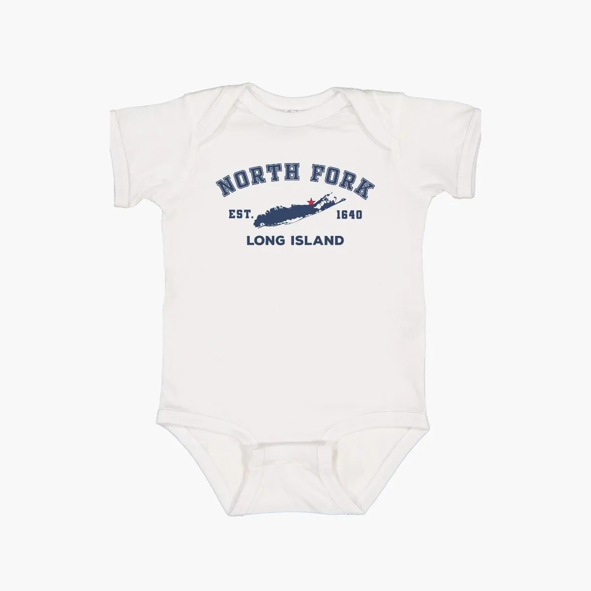 Classic North Fork Long Island Baby Onesie