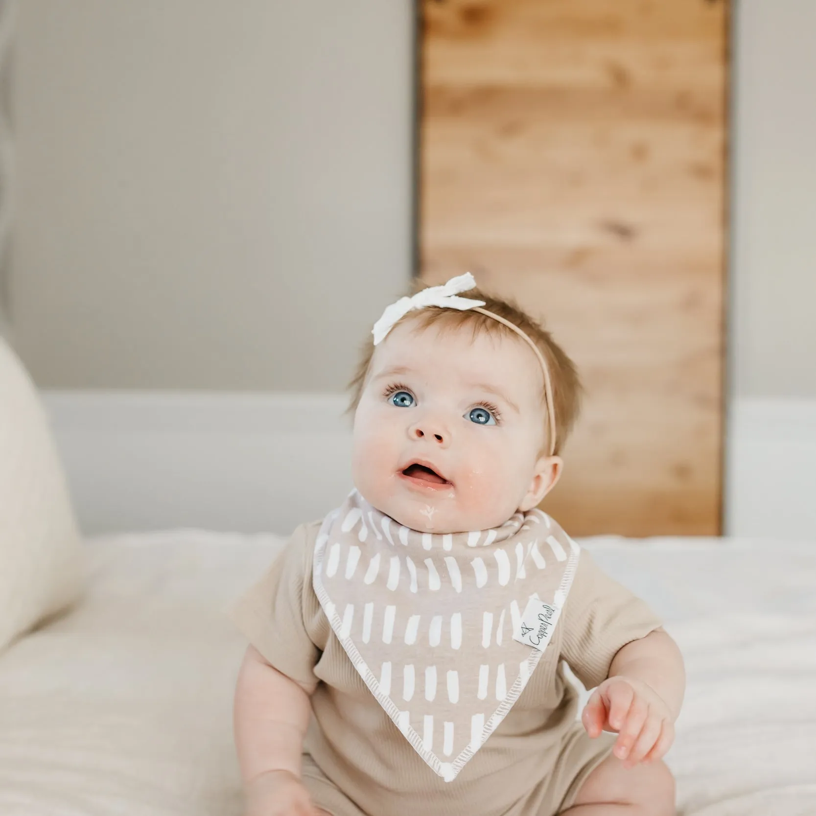Copper Pearl Baby Bandana Bibs | Bliss
