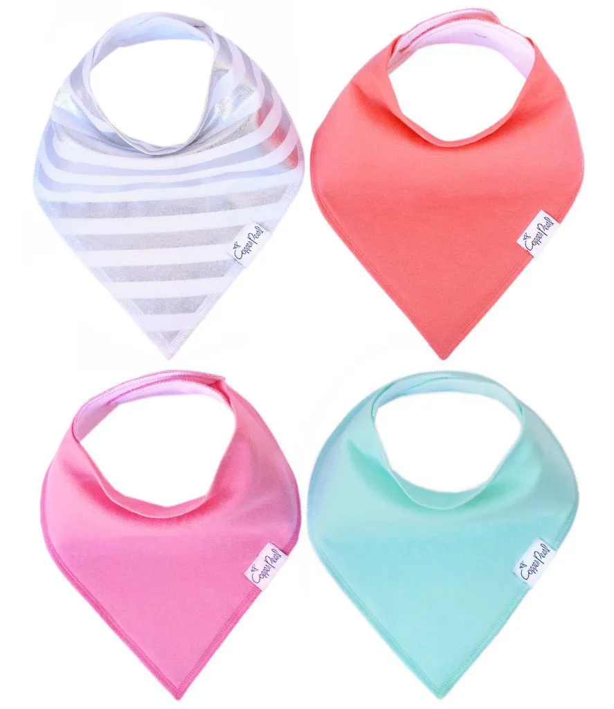 Copper Pearl Baby Bandana Bibs - Jewel