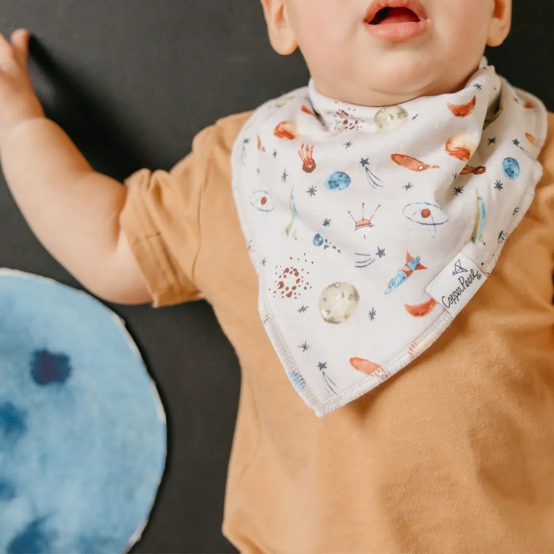 Copper Pearl Bandana Bibs / Neil