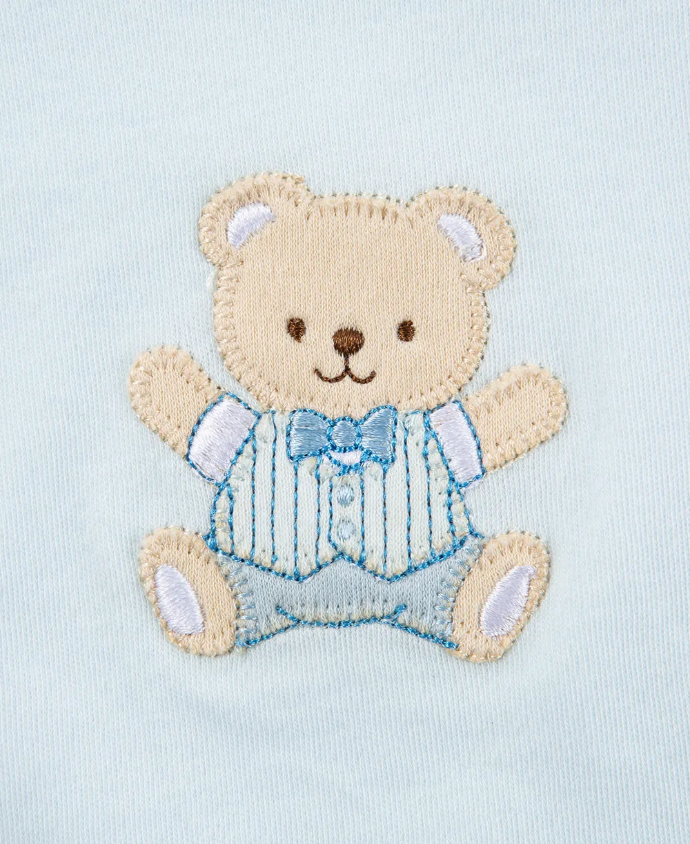 Cute Bear Bib & Burp Set
